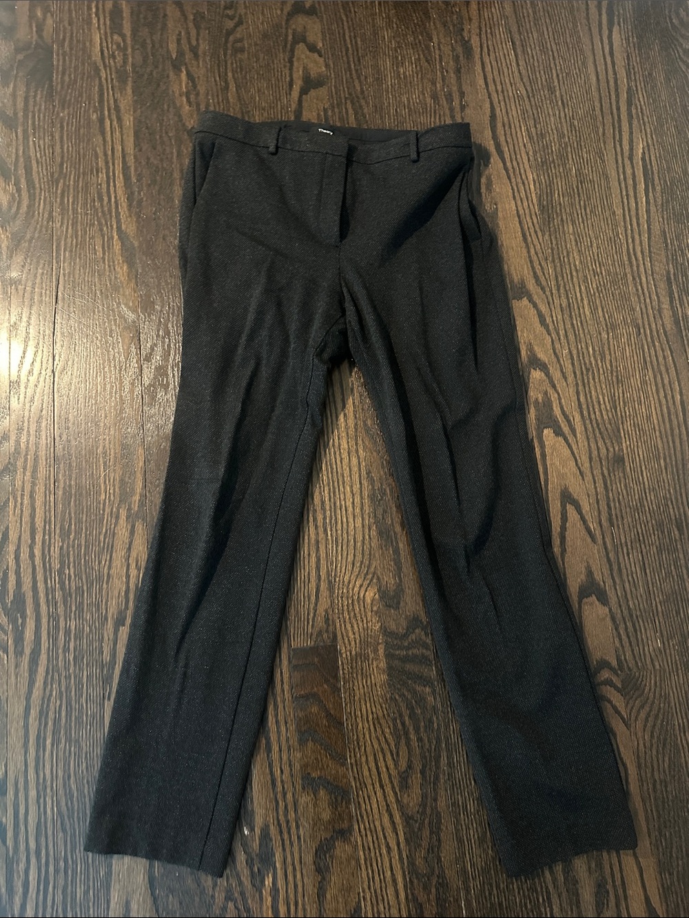 Theory Black Cropped Dress Pants - Women's Ankle Length